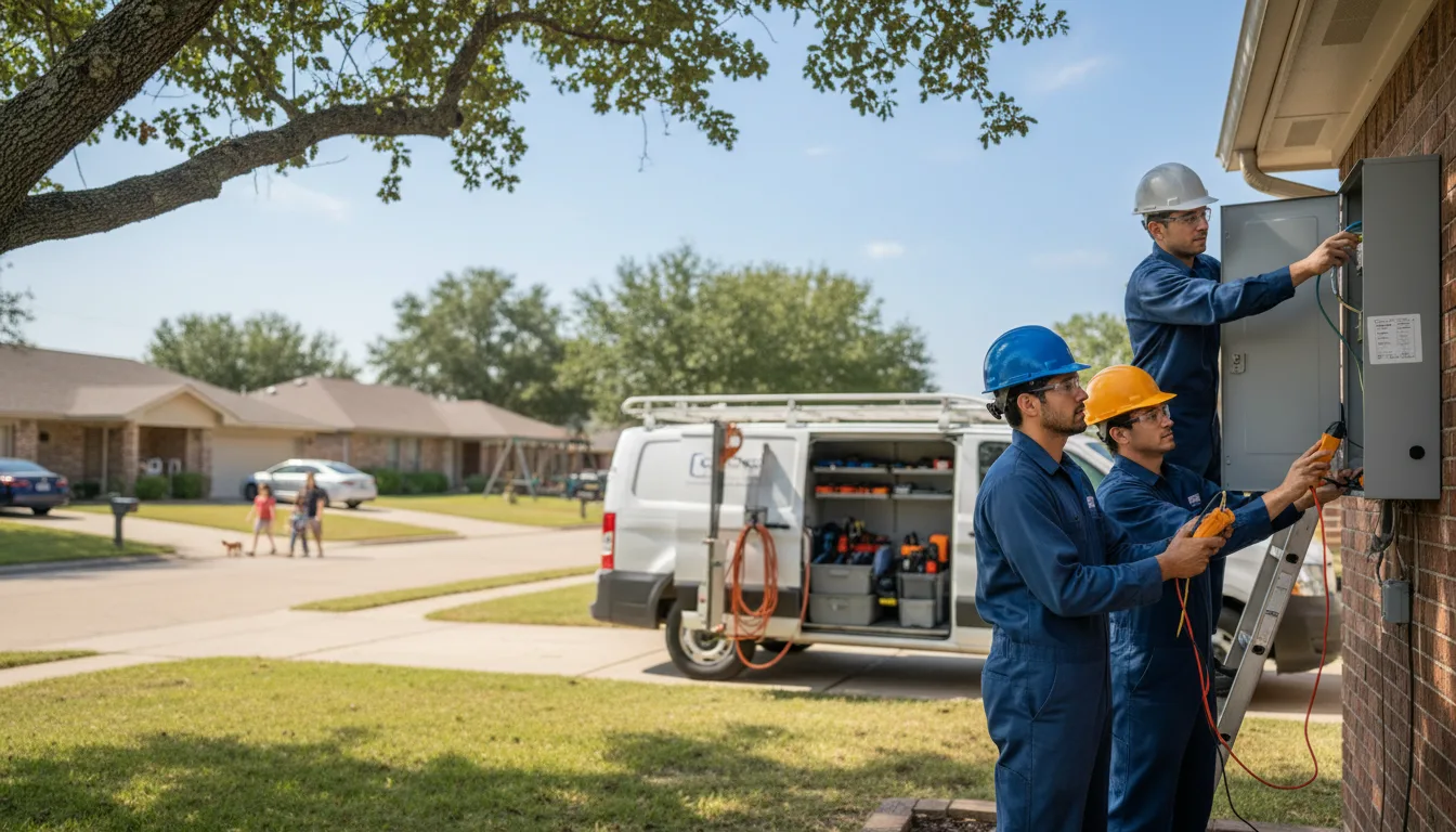 Certified electrician providing emergency electrical services in Drennen, WV